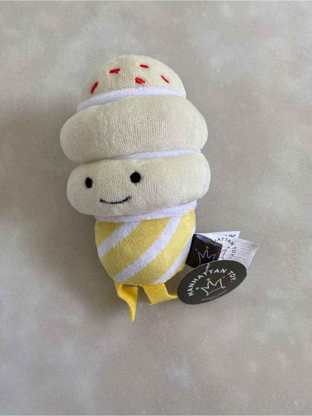 New! Manhattan toy mini plush ice cream cone